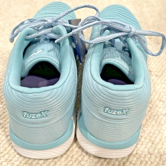ASICS Womens Running Shoes Size 6.5 FUZEX RUSH ADAPT Teal Blue T885N NEW NWT - Picture 2 of 5